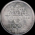 100 francs 1989